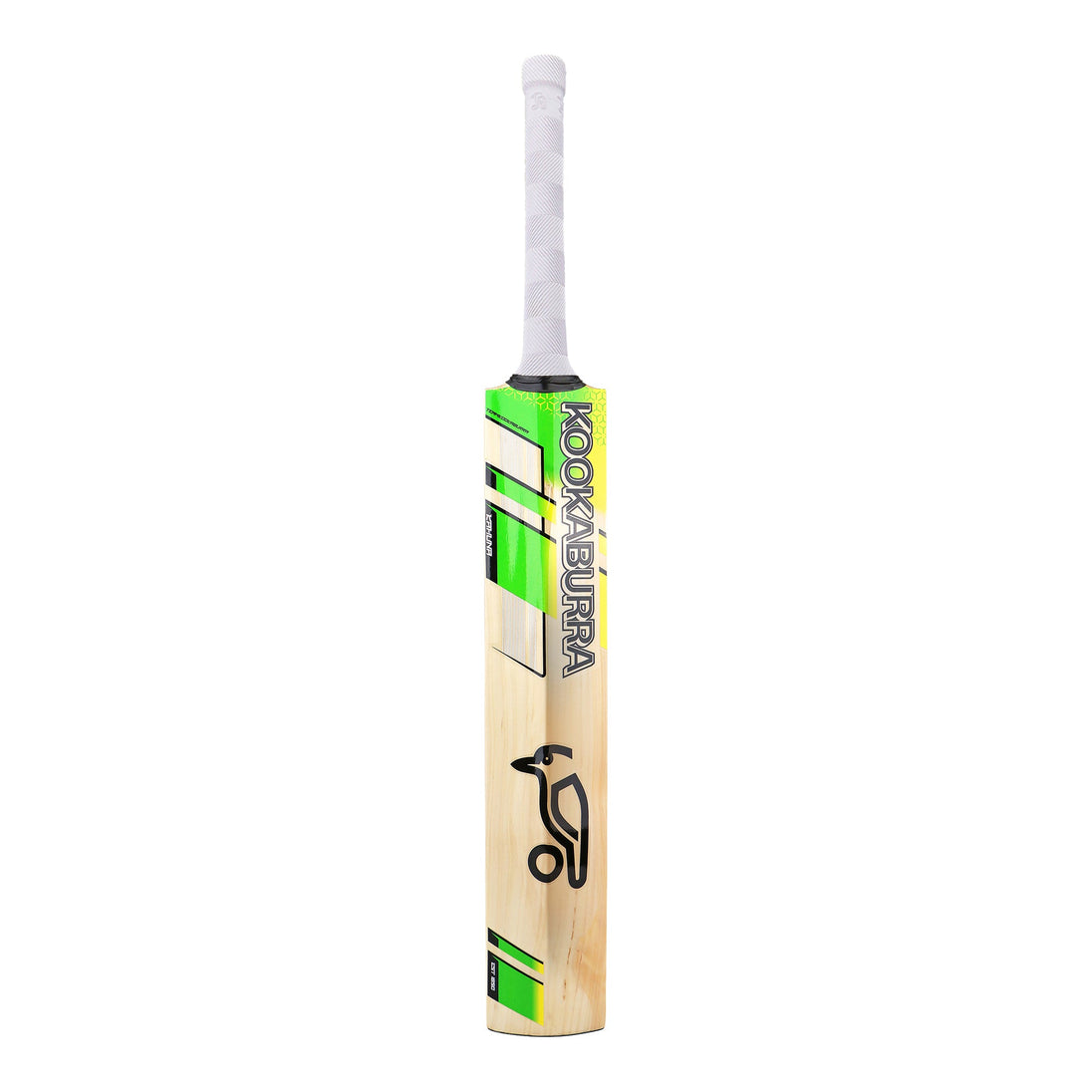 Kookaburra Kahuna Pro 8.1 Kashmir Willow Cricket Bat, handle and grip close-up