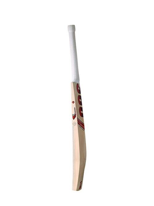 EM 360 Bold Kashmir Willow Cricket Bat, edge view