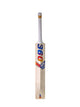 EM 360 Play Burst Kashmir Willow Cricket Bat, handle close-up