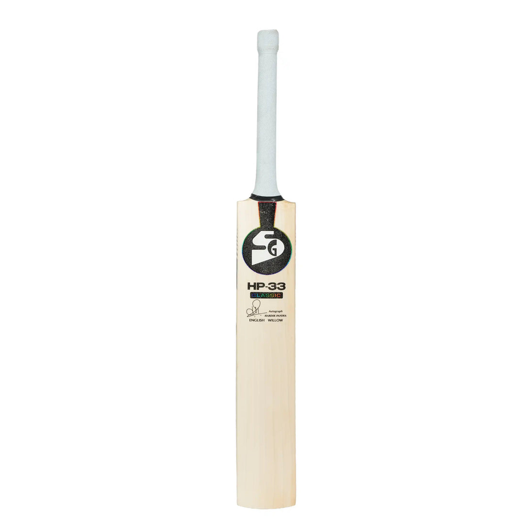 SG HP 33 Classic English Willow Cricket Bat, back profile