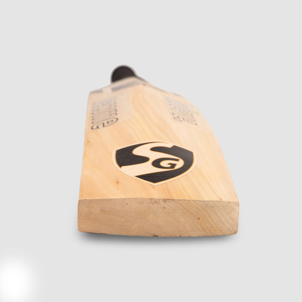 SG HP Spark Kashmir Willow Cricket Bat, angled view