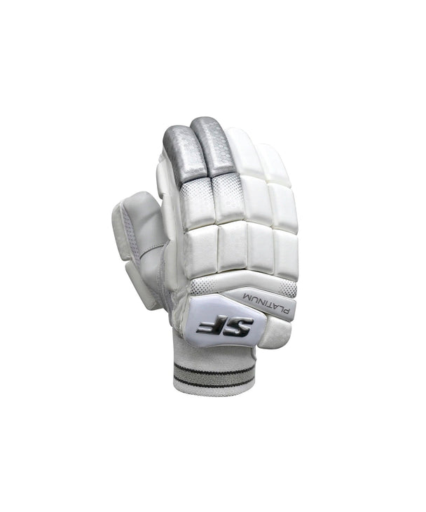 Stanford SF Platinum Batting Gloves, back view