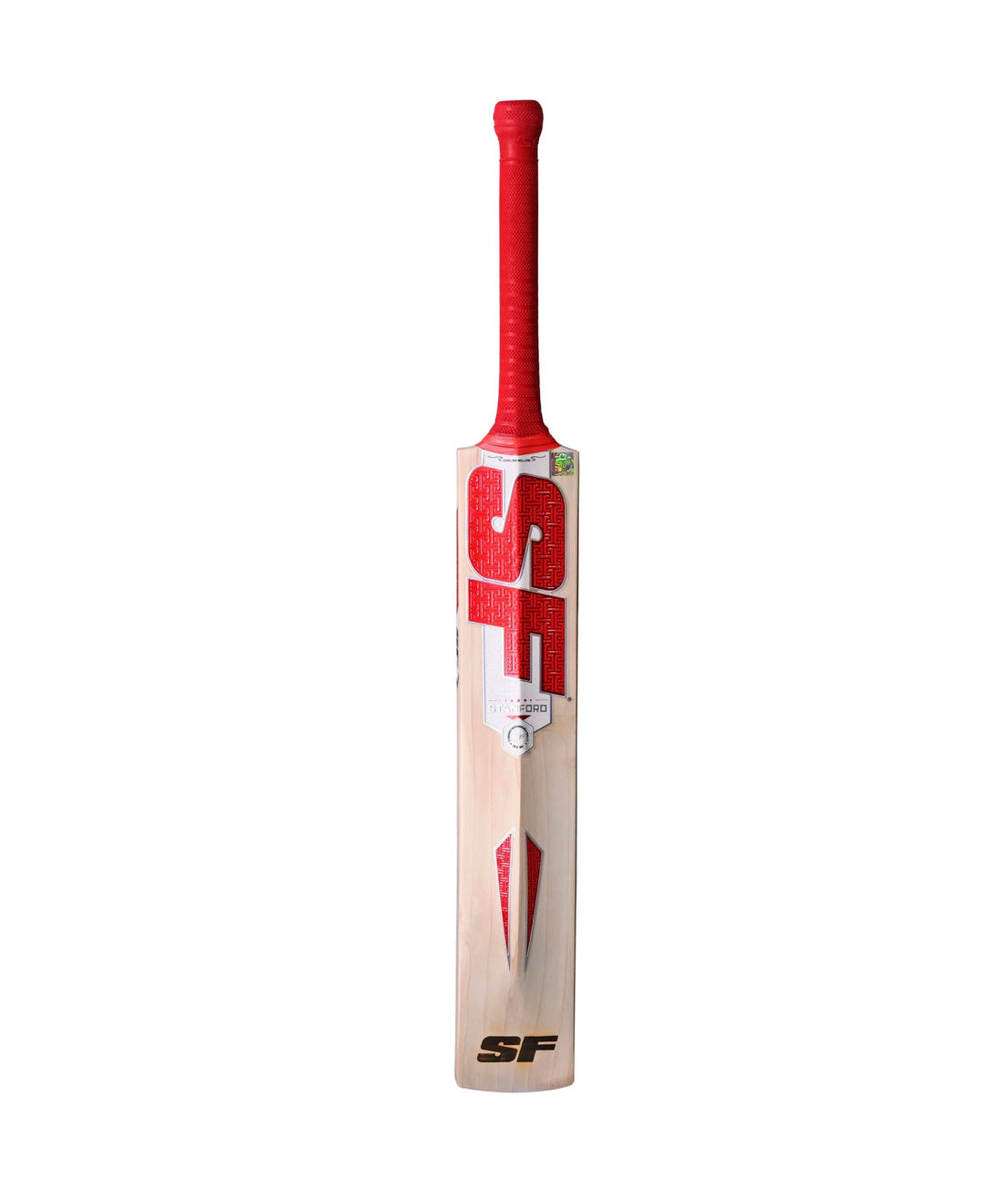 Stanford SF Incredible 15000 English Willow Cricket Bat, angled view