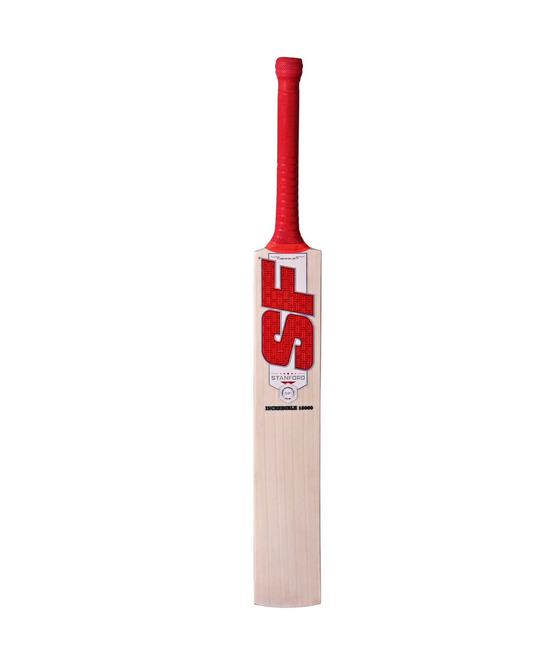 Stanford SF Incredible 15000 English Willow Cricket Bat, back profile