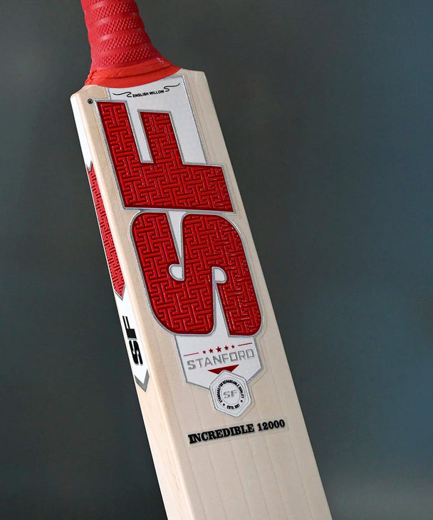 Stanford SF Incredible 12000 English Willow Cricket Bat, front face