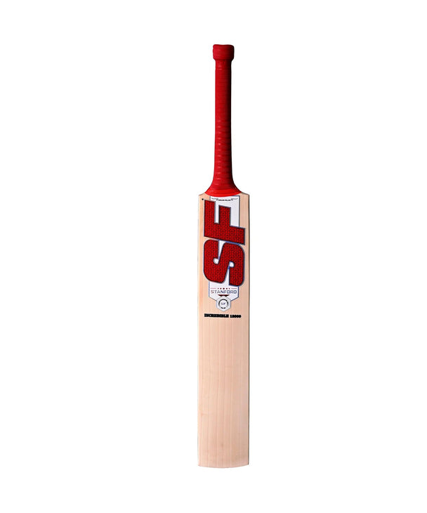 Stanford SF Incredible 12000 English Willow Cricket Bat, angled view