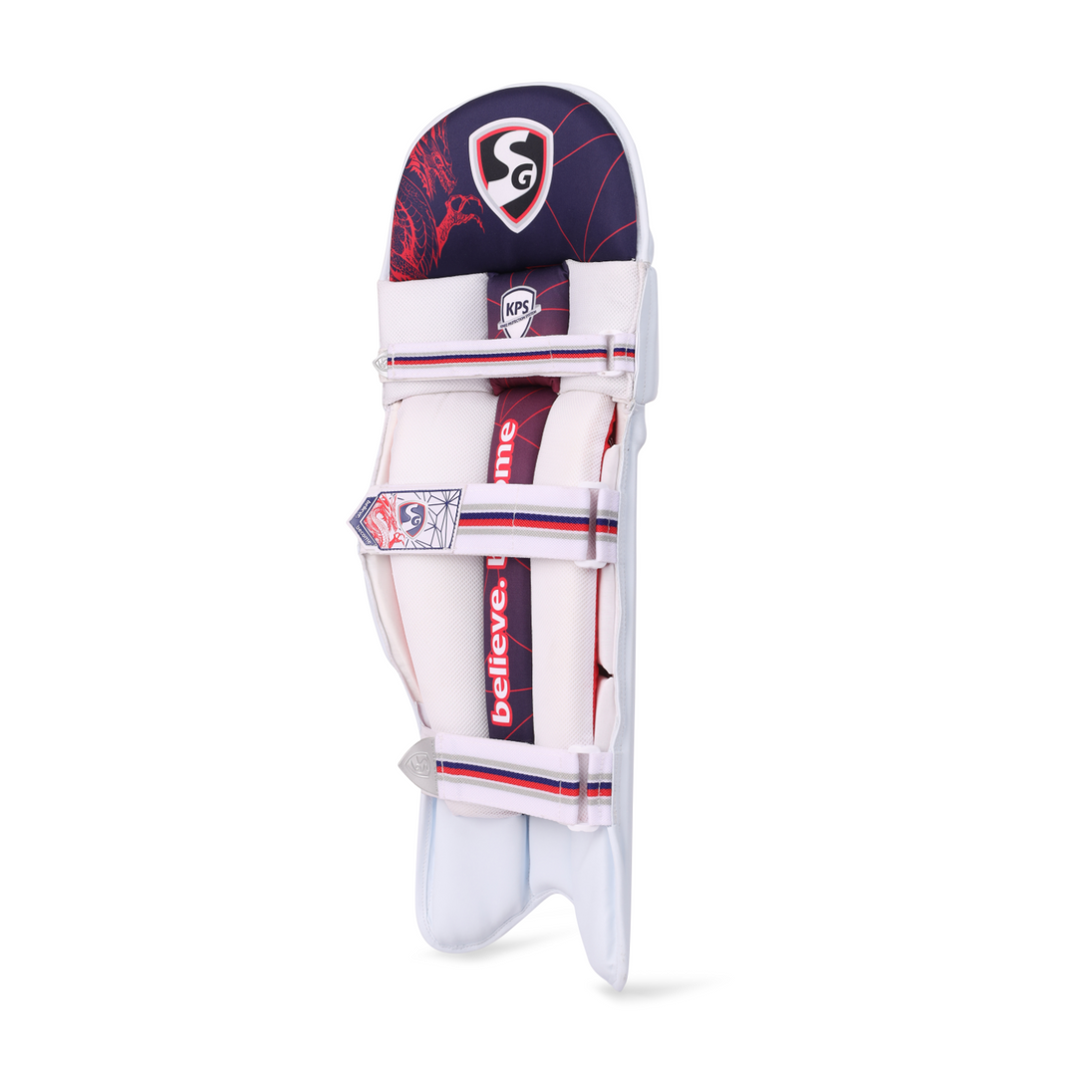 SG KLR Lite 2.0 Batting Legguards, strap detail