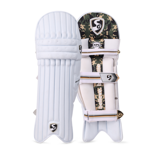 SG HP Lite 2.0 Batting Legguards, front view