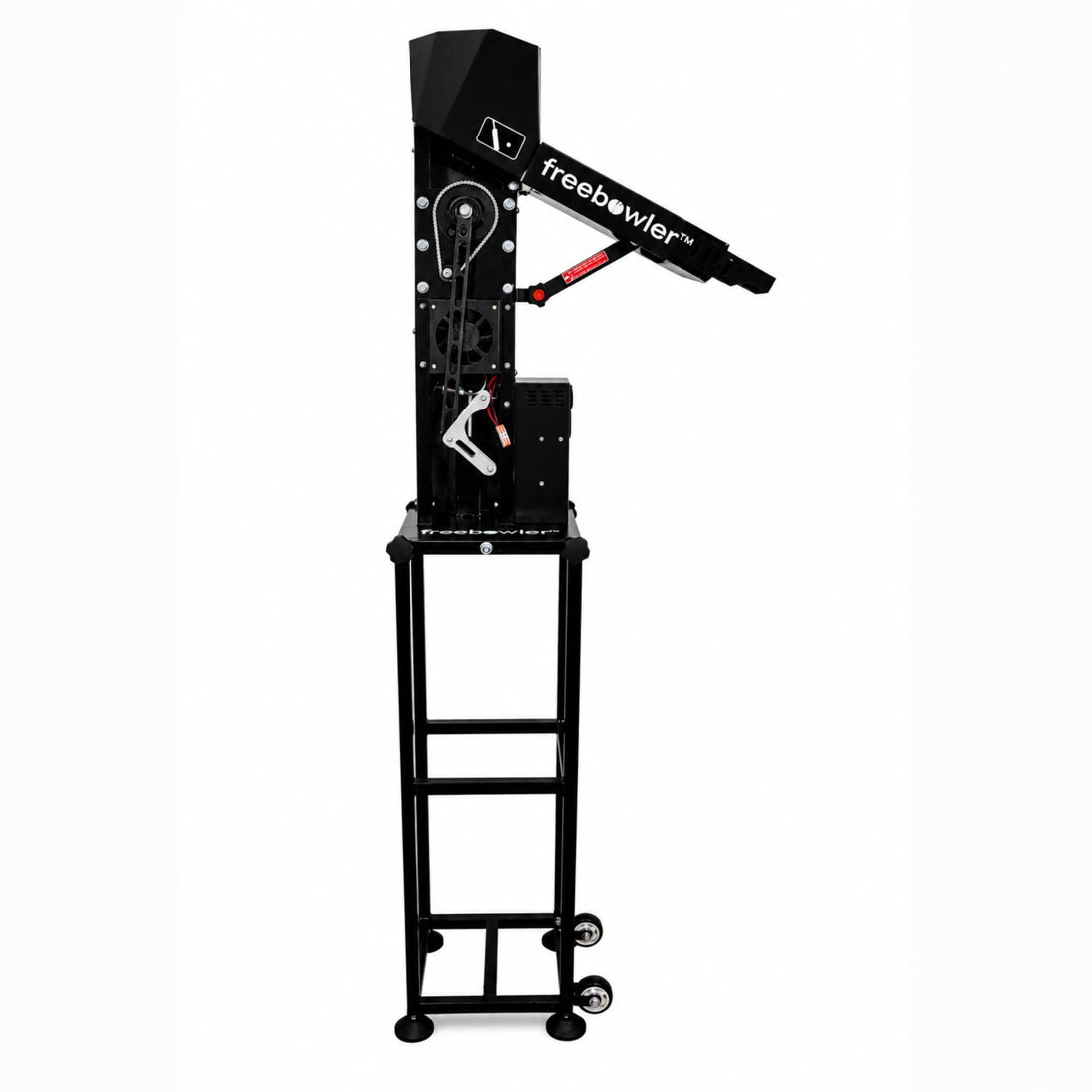 Freebowler FS2 Pro Plus bowling machine arm detail