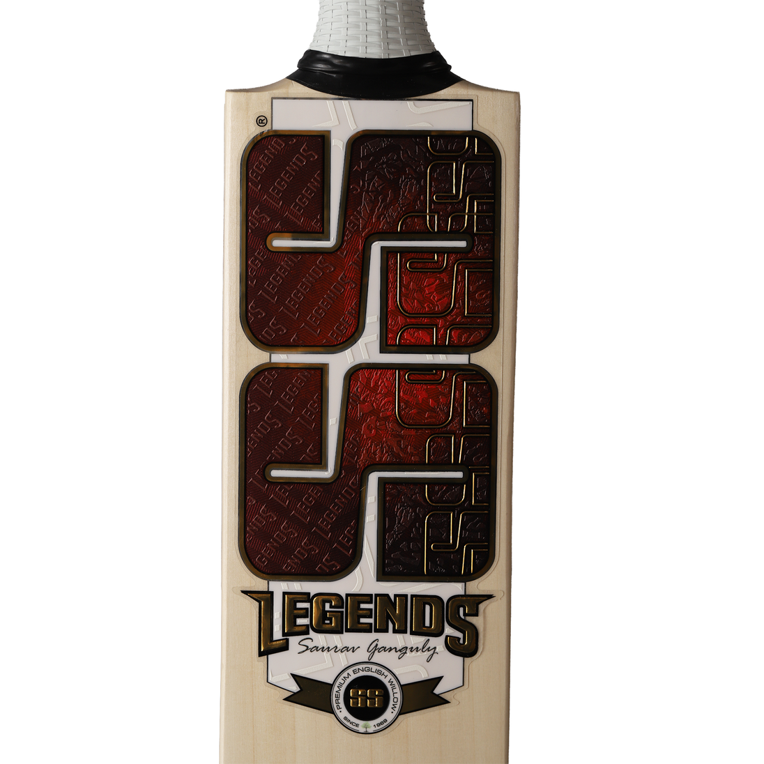 SS Legends Sourav Ganguly English Willow Cricket Bat sticker detail